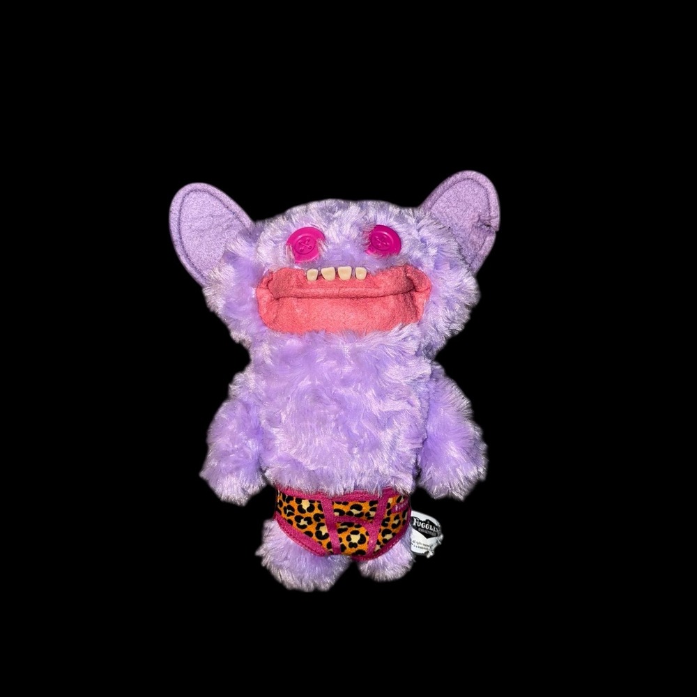 Fuggler Funny Ugly Monster Budgie Fuggler Edition Grin Grin 9" Plush Purple
